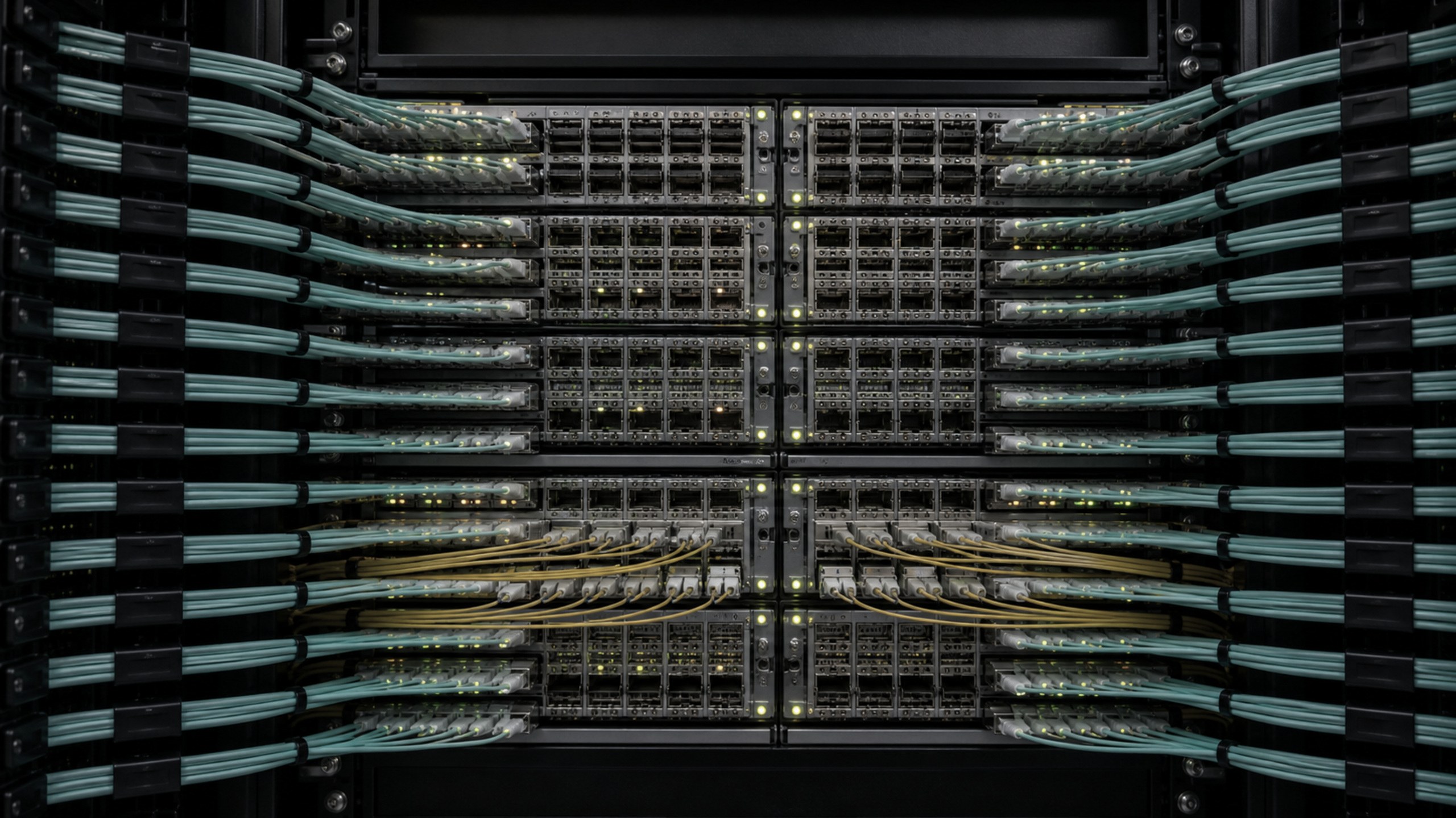 Structured cabling on a live rack